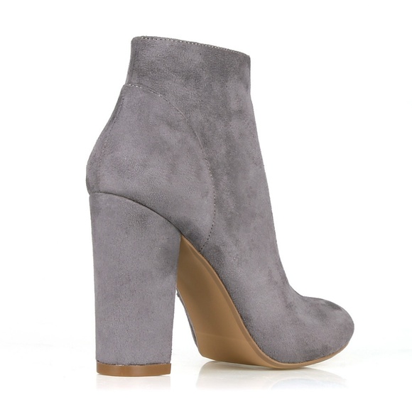 Crayfish Chunky Heel Women's High Heel Bootie - Picture 2 of 3